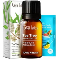 Gya Labs Australian Tea Tree Oil for Skin, Hair, Face & Toenails - 100% Natural Melaleuca Oil Tea Tree Essential Oil for Piercings, Scalp & Hair - 100% Pure Oils (0.34 fl oz) Tea Tree Oil Skin, Australian Tea Tree Oil, Australian Tea Tree, Rosemary Oil For Hair, Oil For Skin, Castor Oil For Hair, Scalp Oil, Coconut Oil Hair, Skin Hair