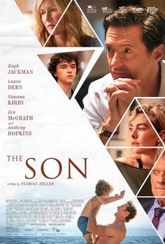 the son movie poster with collages of men and women looking at each other