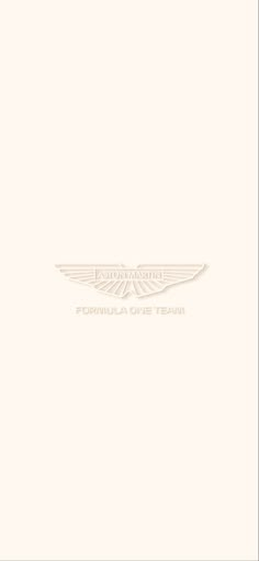 an image of the emblem for formula one team on a white paper with black writing