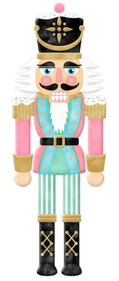 a large nutcracker with a beard and mustache