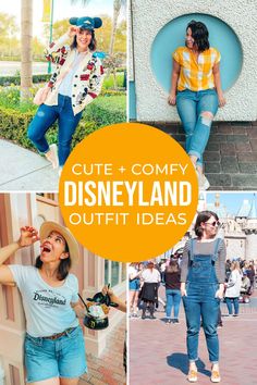 Deciding on what to wear to Disneyland can make or break a trip! Cute and comfy is the name of the game with all of these Disneyland outfit ideas. Get great ideas for winter, spring, summer, and fall and make your next trip to Disney the best one yet. What To Wear At Disneyland, Disneyland Family Outfits, What To Wear To Disneyland, Disney Outfits Summer, Outfits 40s, Disneyland Outfit Ideas, Casual Family Photos, What To Wear To Disney, Princess Inspired Outfits