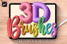 3d brushes for procreate