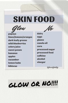 Food Routine For Healthy Skin, Good Skin Food, Food For The Skin, Foods That Help With Clear Skin, Food For Better Skin, Clean Skin Diet, Best Food For Skin, Food For Acne, Foods For Glowing Skin