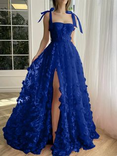 Dresses With Split, Sukienki Plus Size, Wedding Flower Girl Dresses, Prom Dresses Modest, Prom Dress Inspiration, Cute Prom Dresses, Pretty Prom Dresses, Color Fuchsia, Plus Size Prom Dresses