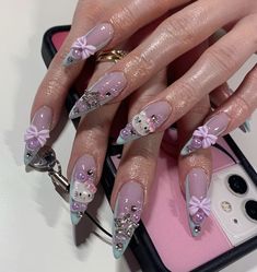 Stiletto Nail Designs, Occasion Nails, Nails Yellow, Pedicure Manicure, Stiletto Nails Designs, Hello Kitty Nails