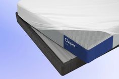 two mattresses side by side on top of each other