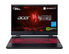 the acer nitro gaming laptop is on display