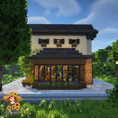 And finally some exterior stills of my little cozy flower cafe I built ❤️ Cafe Bloom Version: Java 1.20.1 Texture: Mizuno's 16 Craft Shader: BSL Resources: 🌼Mizuno's 16 Craft CIT 🌼Hananacraft 🌼Kaydicraft 🌼Garden Breeze 🌼Maeflowers 🌼Ghoulcraft #minecraft #aesthetic #cottagecore #minecraftaesthetic #aestheticminecraft #mizunos16craft #minecrafttexture #hananacraft #minecraftbuildideas #cozygaming #cozysquirrelyt #minecraftbuilds #minecraftbuilders #minecraftinstagram #minecraftideas #inspi... Minecraft Boutique, Ghoulcraft Minecraft, Mizuno Minecraft, Minecraft Aesthetic Cottagecore, Cafe In Minecraft, Minecraft Greenhouse Interior, Minecraft Cafe Build, Minecraft Coffee Shop, Cafe Minecraft