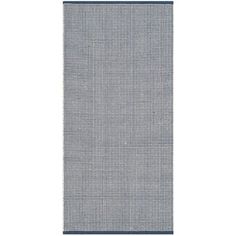 a blue and white rug on a white background with an area rug in the middle