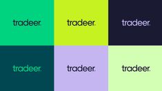 the words trader are in different colors