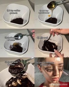 For dark circles #skincare #glowup #pinterest Eye Mask Dark Circles, Under Eye Masks Homemade, Coffee Dark Circles, Coffee For Eye Bags, Coffee And Honey For Dark Circles, Mask For Under Eyes, Under Eye Coffee Mask, Eye Pads For Dark Circles, Dark Circles Diy Remedies