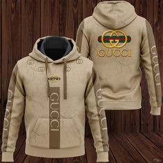 Product Information:Machine washable, hang to dry roll or fold package, it will recover smoothly on the ground as different computers display colors differently, the color of the actual item may vary Gucci Hoodie Mens, Lv Hoodie, Gucci Hoodie, Branded Outfits, Outfit For Men, Hoodie Pants, Golden Logo, Brown Hoodie, Gucci Logo