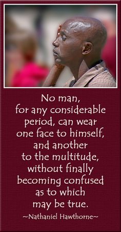 a man with a quote on it that says no man, for any considerable period, can