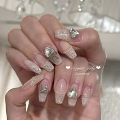 Hard Nails, Pink Lifestyle, Blush Nails, Bride Nails, Nail Accessories