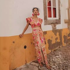 F00266283-105 Mexico Party, Saturday Style, Split Long Dress, Street Dress, Womens Long Dresses, Paris Mode, Dress Women Elegant, Split Maxi Dress, Backless Maxi Dresses