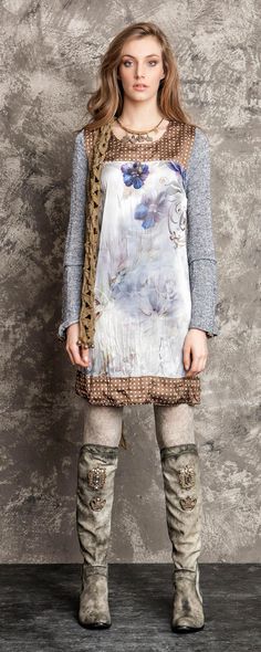 ELISA CAVALETTI »  FALL / WINTER 2014-15 Winter Outfits Casual Cold, Clothing Upcycle, Creation Couture, Upcycled Fashion, Winter Outfits For Work, Recycle Clothes