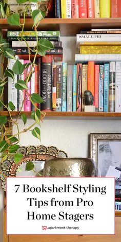 bookshelf styling tips from pro home staging