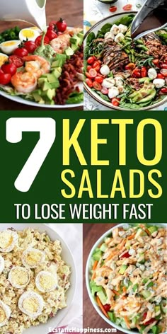 Salads With Shrimp, Cucumber Chicken, Salad Recipes Easy, Keto Salad Recipes, Ketone Recipes, Plan Journal, Keto Salads, Keto Salad, Cucumber Diet