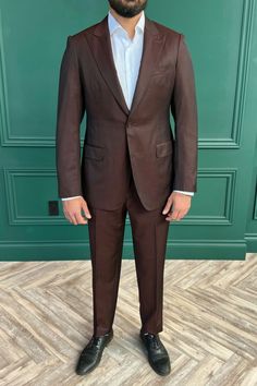 Brown Mens Suit