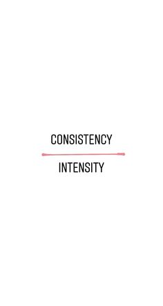 the words constiencey intensity are in black and red on a white background