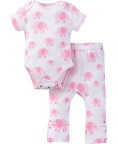 Snap'n Grow Bodysuits and Pant Outfit Sets Fit Just Right Any Size- Any Shape- Perfect Fit Innovative and patented adjustable apparel that last longer than normal because they literally grow as your baby grows. Fitted Sets For Playwear, Pink Fitted Playwear Sets, Cute Fitted Pants For Playwear, Elephant Shorts, Miracle Baby, Baby 2, Children Fashion, Baby Alive, Baby Shorts