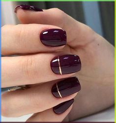 Maroon Nail, Spring Designs, French Pedicure, Nail Acrylic, Square Nail, Square Nail Designs, Fall Nail Art Designs, Short Square Nails