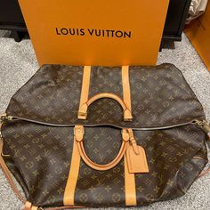 Beautiful Like New Questions? Leave A Comment Below! Monogrammed Duffle Bag, Nude Heeled Sandals, Lv Multi Pochette, Lv Neonoe, Louis Vuitton Keepall 45, Louis Vuitton Luggage, Louis Vuitton Travel Bags, Louis Vuitton Travel, Cowhide Handbags