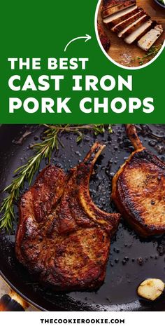 the best cast iron pork chops cookbook is out now and it's on sale