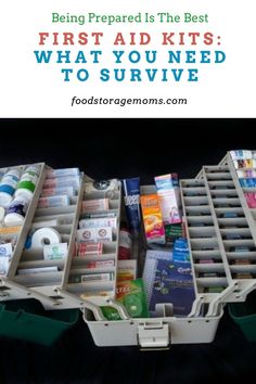 Survival First Aid Kit, Medicine Cabinet Organization, Emergency First Aid Kit, Safety And First Aid