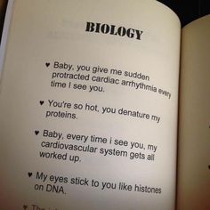 an open book with the words biology written in black on it's cover and inside pages