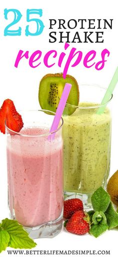 25 protein shakes and smoothie recipes that are healthy and budget friendly. These recipes are great for weight loss and muscle gain. Great for women and men. Try them for breakfast, lunch, or dinner. Delicious and fulfilling shakes that are great for post workout. Read to see all the great shakes and smoothie recipes. #proteinshake #smoothie #food #health #fitness #weightloss #musclegain #powder #fruitshakes Weight Gain Shakes, Best Protein Shakes, Weight Gain Meals, Easy Diet Plan, Breakfast Smoothie Recipes, Speed Up Metabolism, Low Carb Diet Plan