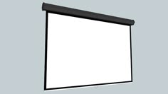 a flat screen tv mounted to the side of a wall with a black metal frame