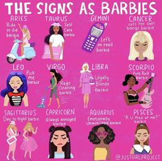 the signs as barbies are written in different languages and numbers on pink paper with black writing