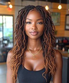 Blonde and Burgundy Mix for Locs Here's Why Protective Style Braids, Short Locs Hairstyles, Quick Weave Hairstyles, Pretty Hair Color