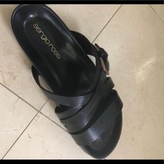 Men’s Sergio Rossi Size 6 Black Leather Gladiator Sandal With Buckle! Worn Once! Very Little Wear, Like New! Sergio Rossi Shoes, Rossi Shoes, Leather Gladiator Sandals, Sergio Rossi, Shoes Men, Gladiator Sandals, Flip Flop Sandals, Flip Flops, Shoes Sandals