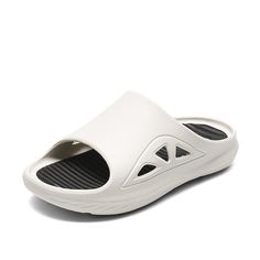 Category: Flip-Flops Age Range: Youth (18-40 Years Old) Style: Leisure Upper Material: EVA Sole material: EVA Style2: Open Toe Sole Craft: Injection moulded shoes Closure Type: Slip-on Cloud Slides, Semi Formal Shoes, Beach Couple, Beach Shower, Mens Skate Shoes, Mens Snow Boots, Novelty Clothing, Men Beach, Big And Tall Outfits