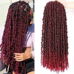 Passion twist TBug 18inch 24strands Clearance Passion Twist Crochet, Passion Twist Hair, Spring Twist Hair, Protective Hairstyle, Twist Hair, Twist Braid Hairstyles, Pretty Braided Hairstyles