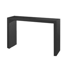 an image of a black table on a white background