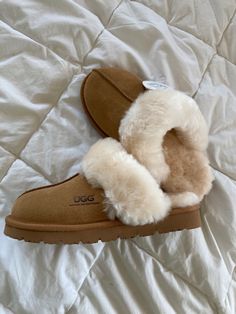 Slippers Aesthetic, Cute Uggs, Ugg Coquette, Fluffy Shoes, Ugg Slippers Women, Cute Slippers