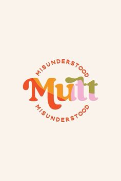 the logo for mutt's thunderstood, an ice cream shop in washington