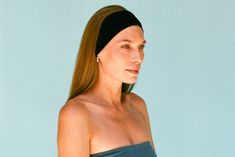 Stretch Headband - Black Gil Rodriguez, Fabric Waste, Stretch Headband, White Headband, Old Jeans, Elastic Headbands, Knit Tees, Mix N Match, Black Stretch