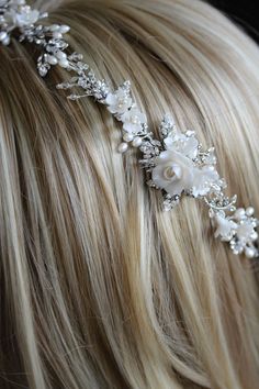 GABRIEL floral wedding halo 1 Wedding Assesories, Vine Headpiece, Hairstyles Photos, Halo 1