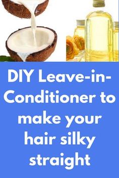 DIY Leave-in-Conditioner to make your hair silky straight Taking care of your hair is a very long, tedious process. Even if it is the best hair in town that looks gorgeous, it needs care. However, the number of chemicals that is in these products to save our hair can again affect your hair more than curing it. This is where our easy DIY … #leaveinconditioner #hairconditioner ##straighthair #conditioner Hair Silky, Homemade Hair Products, Longer Hair, Leave In Conditioner, Homemade Skin Care, Silky Hair, Best Hair, Hair Conditioner, Diy Beauty