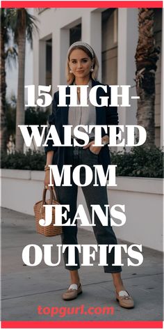 Love high-waisted mom jeans but not sure how to style them? From casual sneakers to dressy heels, these outfit ideas will have you looking effortlessly stylish in no time. Find your perfect look—check out our site now! Mom Jeans Outfit, High Waisted Mom Jeans, Fashion Hacks, Aesthetic Outfit, Jean Outfits, Casual Sneakers