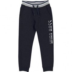 HUGO BOSS - NAVY PANTS (4-16) | Zero 20 Kids Tracksuit Pants, Navy Pants