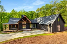 this is an image of a home for sale in the woods with lots of trees