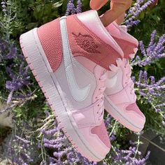 Custom Air Jordan 1 Digital Pink – oicustom Casual Pink Sneakers For Gift, Jordan 1 Digital Pink, Custom Air Jordan 1, Sandals Design, Jordan Shoes Girls