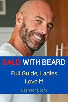 Bald Goatee Styles, Bald Men Beard Style, Bald And Beard, Bald With Beard Men, Bald Men With Beards Style, Bald Beard Styles, Bald Men Style Fashion Outfits, Bald And Bearded Men, Handsome Bald Men