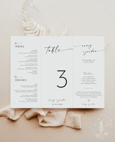 the wedding table numbers are printed on top of each other, and it is ready to be