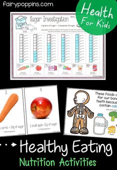 healthy eating and nutrition activities for kids to help them learn how to use their food